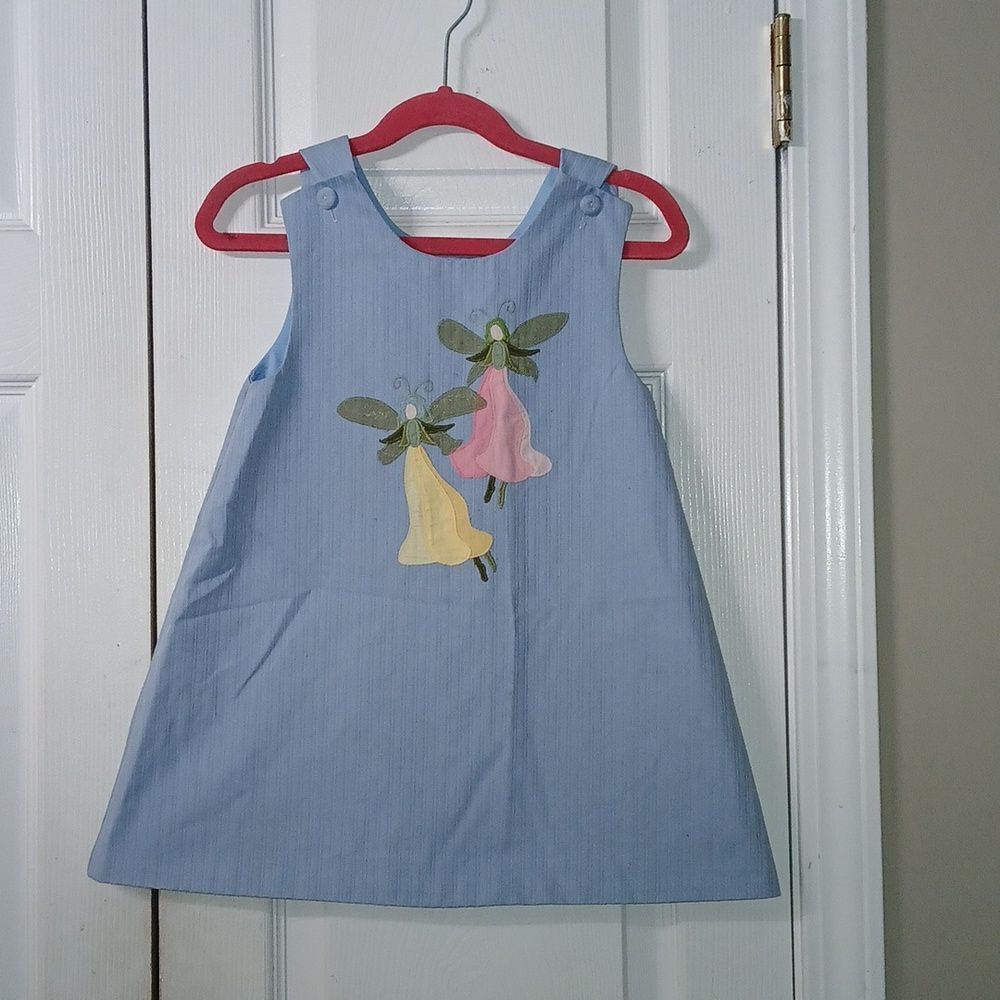 Chocolate Soup vintage pixie fairies sleeveless dress  Sz 4 NWOT